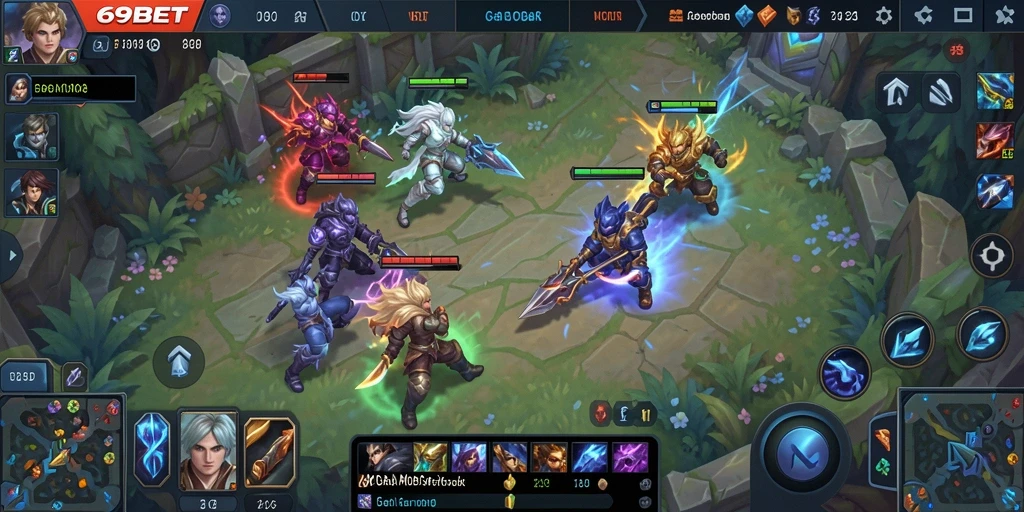Screenshot gameplay intens di arena 69BET.