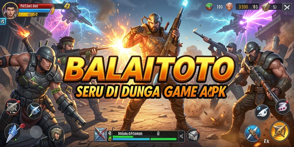 Screenshot BALAITOTO menampilkan aksi bertarung yang mendebarkan di arena.