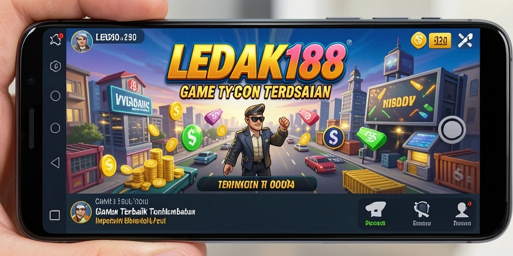 Gameplay Tycoon yang mengasyikkan dengan berbagai tantangan bisnis.