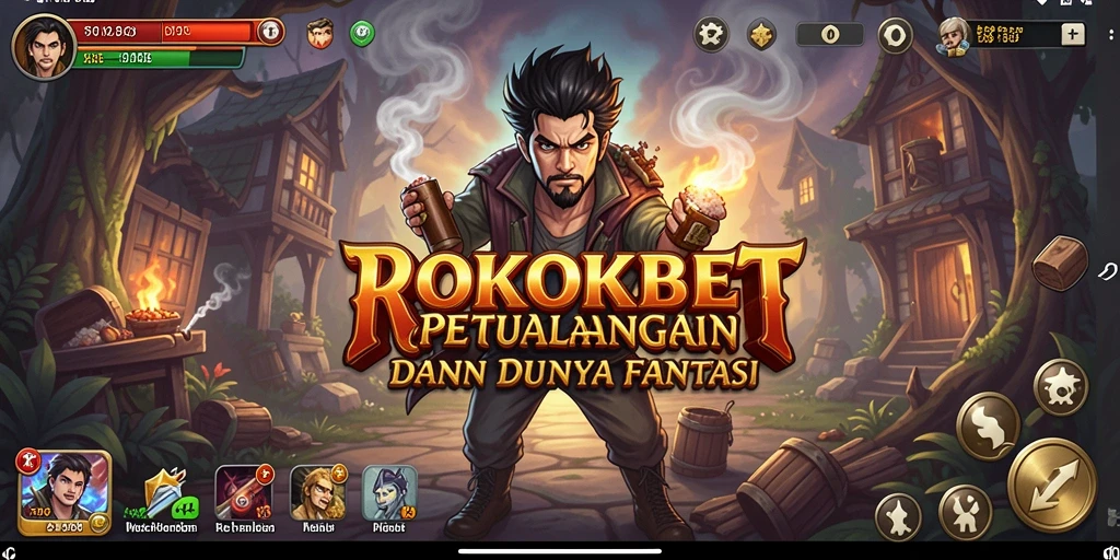 Tampilan gameplay seru di dunia fantasi ROKOKBET.